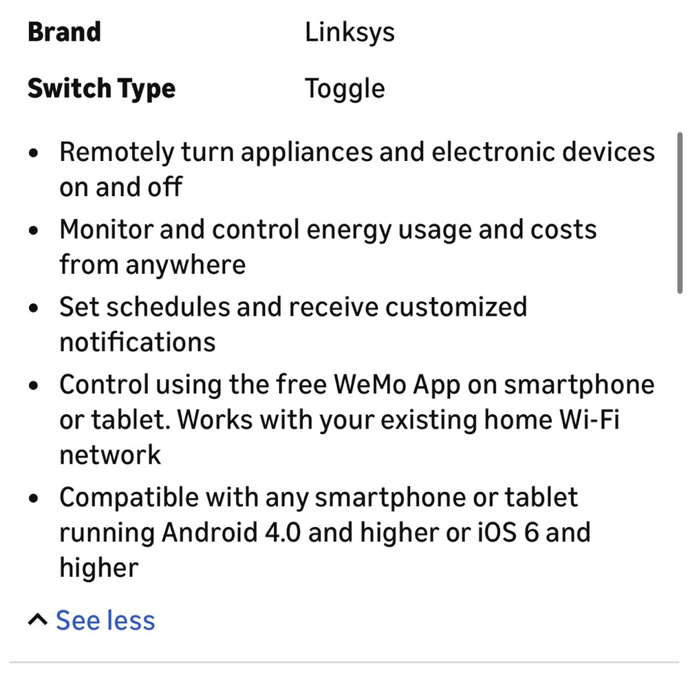Belkin WeMo Insight WiFi Switch / Plug - Picture 6 of 10